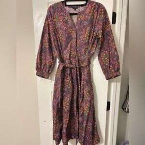 Talbots Floral Multicolor Dress